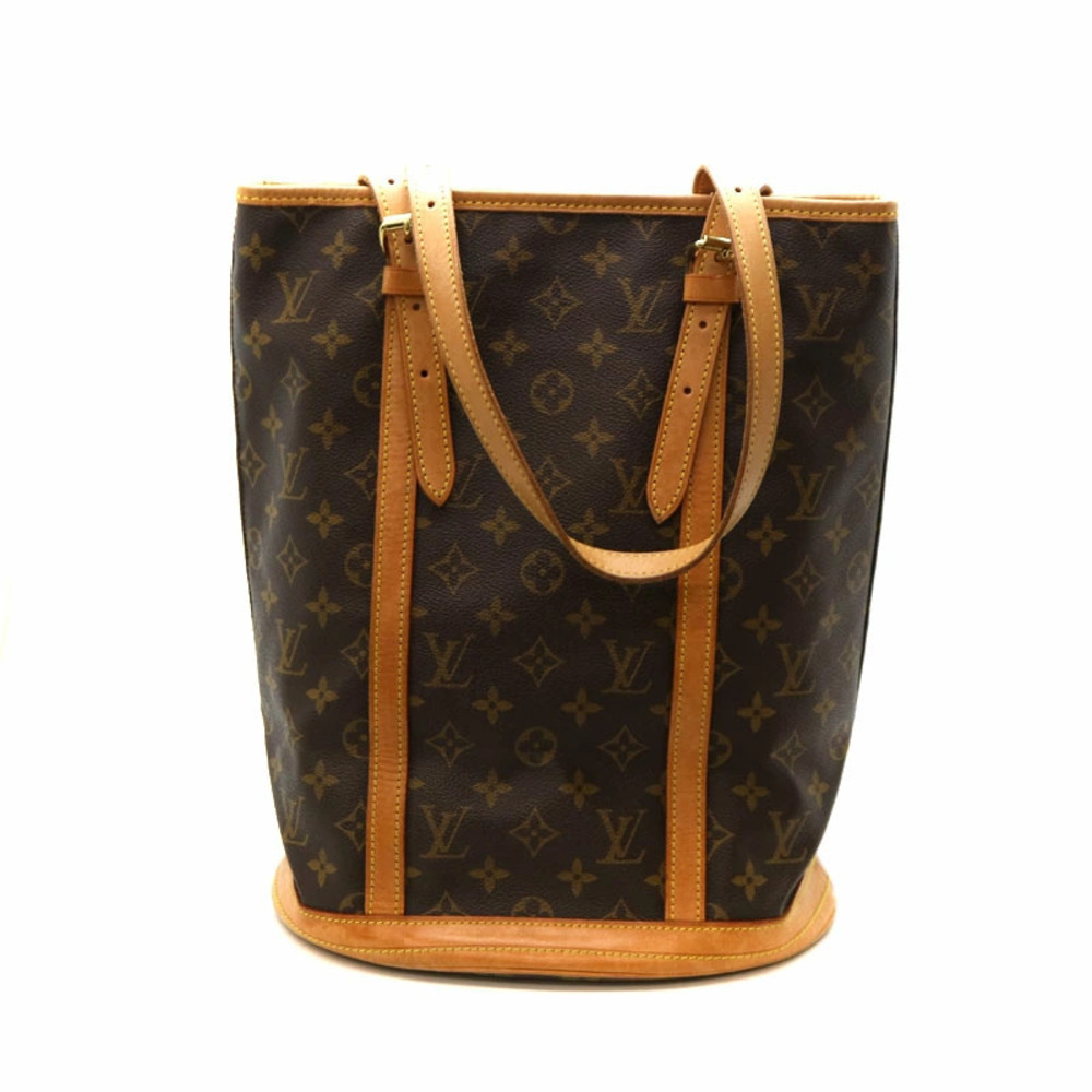 LOUIS VUITTON Bucket Monogram Canvas Brown Handbag Tote Bag